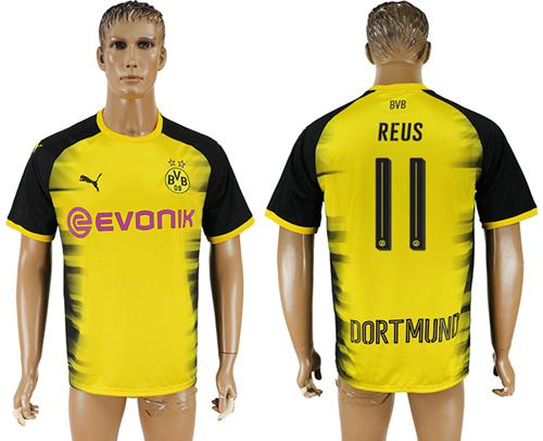 Dortmund #11 Reus Yellow Soccer Club Jersey - Click Image to Close